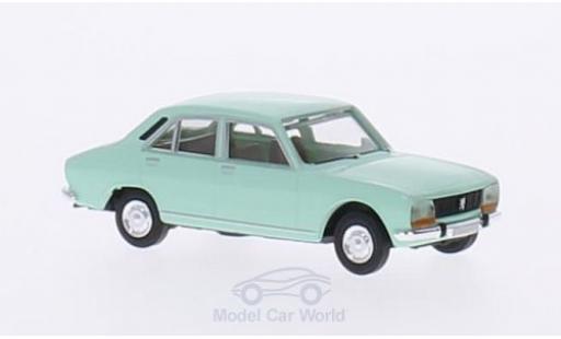 Peugeot 504 1/87 Brekina verde modellino in miniatura