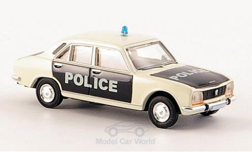 Peugeot 504 1/87 Brekina Limousine Police Polizei (F) modellino in miniatura