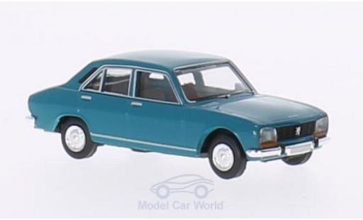 Peugeot 504 1/87 Brekina türkis modellino in miniatura
