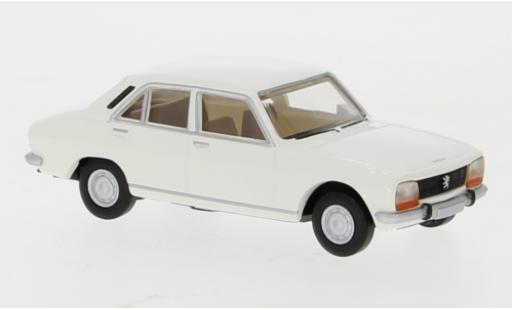 Peugeot 504 1/87 Brekina bianco 1961 modellino in miniatura