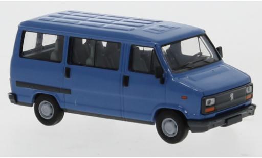 Peugeot J5 1/87 Brekina Bus blu 1982 modellino in miniatura
