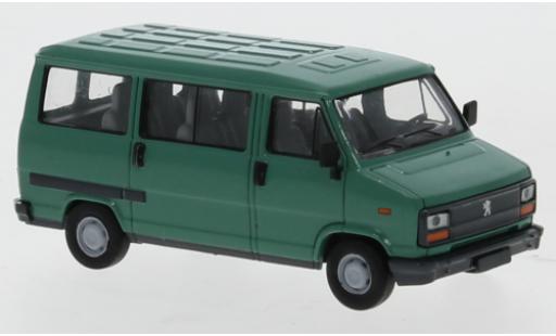 Peugeot J5 1/87 Brekina Bus verde 1982 modellino in miniatura
