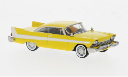 Plymouth Fury 1/87 Brekina gelb/weiss 1958 1:87 modellino in miniatura