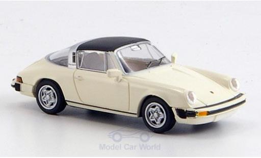 Porsche 911 1/87 Brekina G-Modell Targa abnehmbares Dach bianco modellino in miniatura