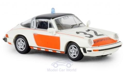 Porsche 930 Targa 1/87 Brekina 911 G Targa Rijkspolitie 32 1976 TD modellino in miniatura