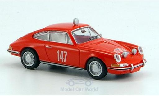 Porsche 911 1/87 Brekina No.147 Rallye Monte-Carlo 1965 modellino in miniatura