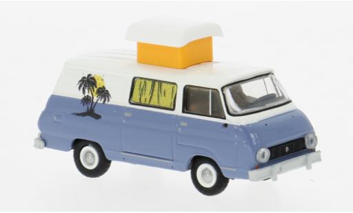 Skoda 1203 1/87 Brekina Camper weiss/blau 1968 1:87 modellino in miniatura