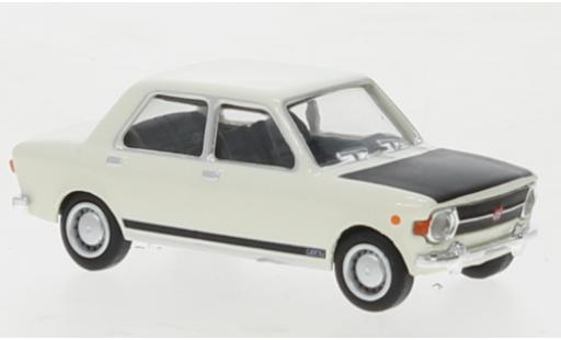 Fiat 128 1/87 Brekina Starline bianco/nero 1969 modellino in miniatura
