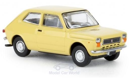 Fiat 127 1/87 Brekina beige 1971 modellino in miniatura