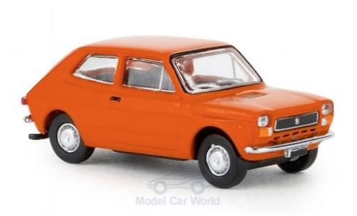 Fiat 127 1/87 Brekina orange 1971 modellino in miniatura