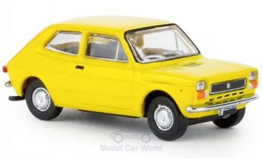 Fiat 127 1/87 Brekina giallo 1971 modellino in miniatura
