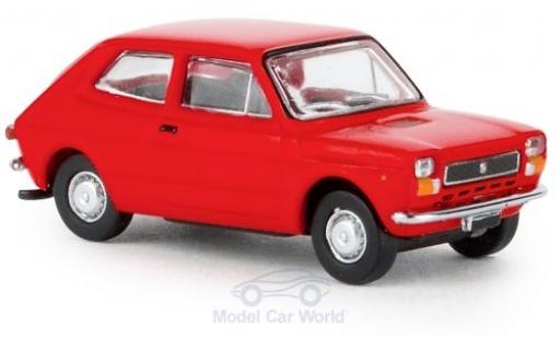 Fiat 127 1/87 Brekina rosso 1971 modellino in miniatura