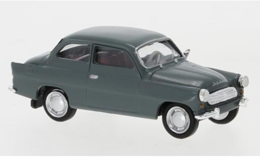 Skoda Octavia 1/87 Brekina grigio 1960 modellino in miniatura
