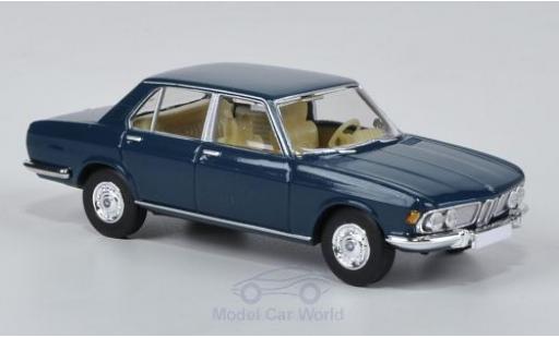 Bmw 2500 1/87 Brekina blu modellino in miniatura