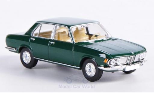 Bmw 2500 1/87 Brekina verde modellino in miniatura