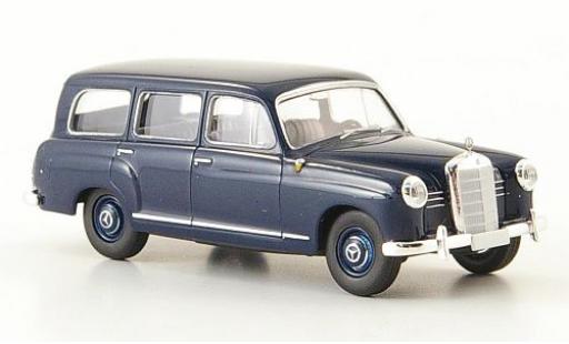 Mercedes 180 1/87 Brekina Kombi (W 120) blu 1956 ohne Vitrine modellino in miniatura
