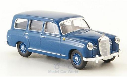 Mercedes 180 1/87 Brekina Kombi (W120) blu 1955 modellino in miniatura