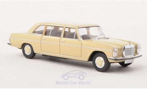 Mercedes 220 1/87 Brekina D lang (W115) beige Strich-Acht modellino in miniatura