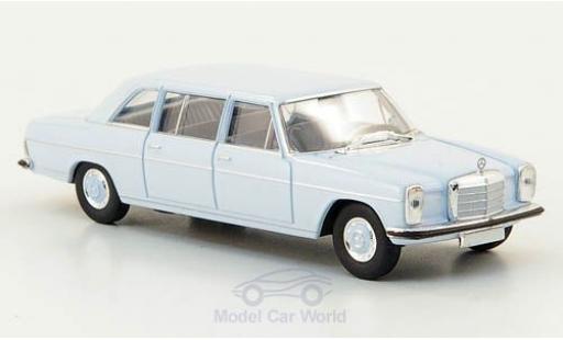 Mercedes 220 1/87 Brekina D lang (W115) blu modellino in miniatura