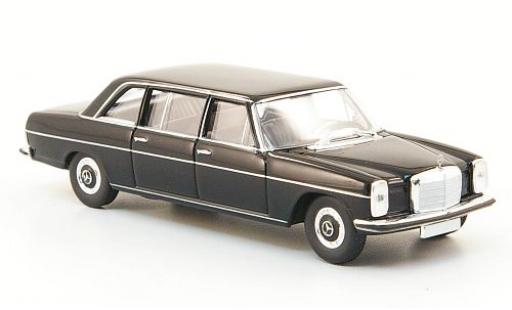 Mercedes 220 1/87 Brekina D lang (W115) nero modellino in miniatura