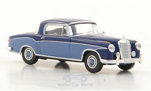 Mercedes 220 1/87 Brekina S Coupe (W180 II) blu/blu modellino in miniatura