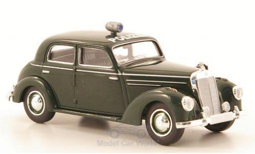 Mercedes 220 1/87 Brekina (W187) verde Polizei (D) modellino in miniatura