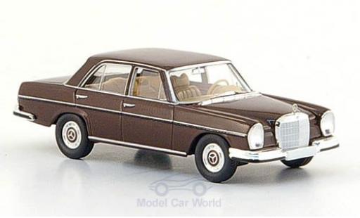 Mercedes 280 SE 1/87 Brekina SE (W108) marroneee 1965 modellino in miniatura