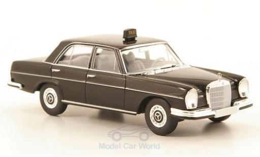 Mercedes 280 1/87 Brekina SE (W108) nero Taxi modellino in miniatura