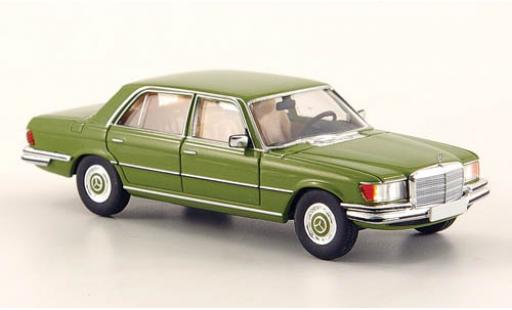 Mercedes 450 1/87 Brekina SEL (W116) verde modellino in miniatura