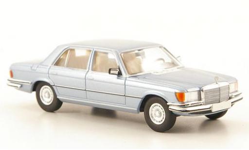 Mercedes 450 1/87 Brekina SEL (W116) metallico blu modellino in miniatura