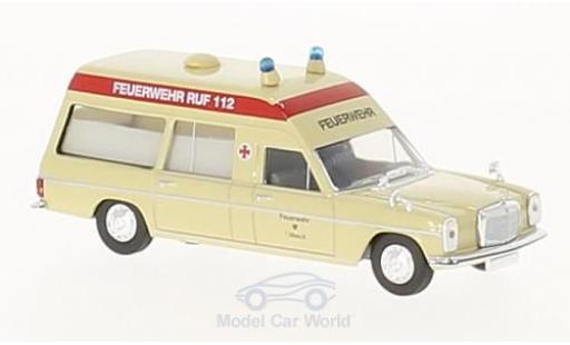 Mercedes /8 1/87 Brekina Feuerwehr Lübeck Krankenwagen modellino in miniatura