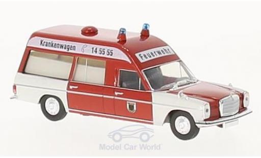 Mercedes /8 1/87 Brekina KTW Feuerwehr Dortmund modellino in miniatura