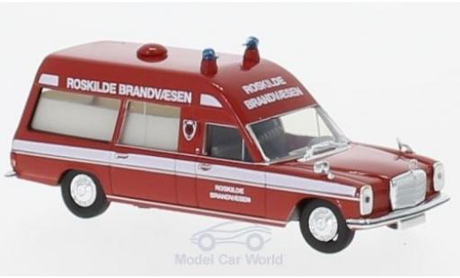 Mercedes /8 1/87 Brekina KTW Roskilde Brandvaesen (DK) modellino in miniatura