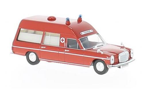 Mercedes /8 1/87 Brekina rosso ambulance modellino in miniatura