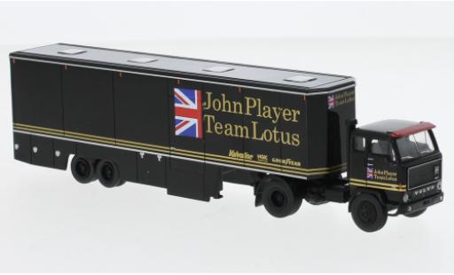 Lotus 19 1/87 Brekina Volvo F 89 Renntransport-SZ John Player Team 73 1:87 modellino in miniatura