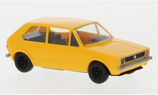 Volkswagen Golf 1/87 Brekina I giallo 1974 modellino in miniatura
