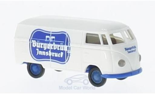 Volkswagen T1 B 1/87 Brekina a Bürgerbräu Innsbruck Kasten modellino in miniatura