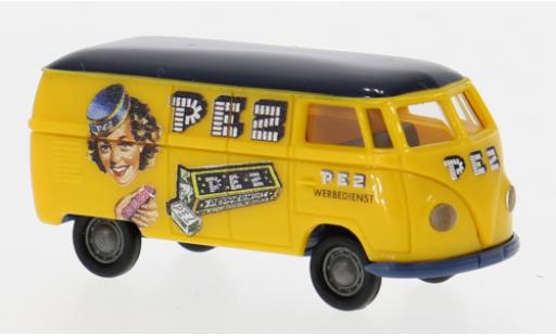 Volkswagen T1 1/87 Brekina a Kasten 1961 PEZ Werbedienst 1:87 modellino in miniatura