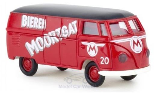 Volkswagen T1 1/87 Brekina a Kasten Bieren Moortgat modellino in miniatura
