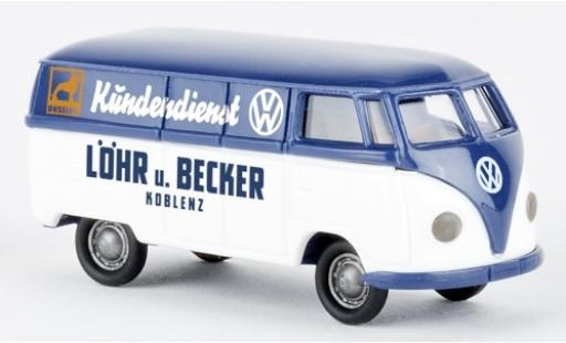 Volkswagen T1 1/87 Brekina a Kasten Löhr u. Becker Kundendienst 1950 modellino in miniatura