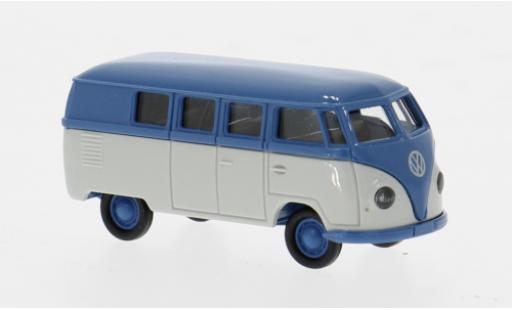 Volkswagen T1 1/87 Brekina a Kombi blau/grau 1950 1:87 modellino in miniatura