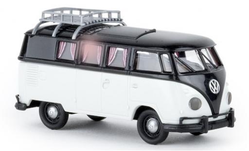 Volkswagen T1 1/87 Brekina b Camper nero/grigio 1960 avec Dachklappe modellino in miniatura