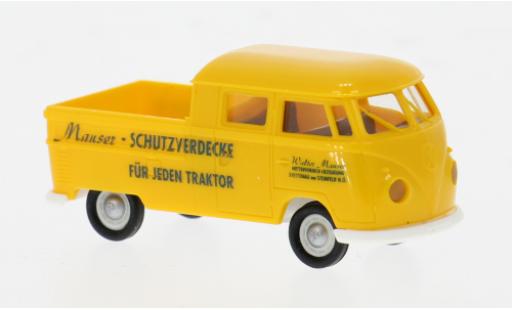 Volkswagen T1 1/87 Brekina b Doka 1960 Mauser Schutzverdecke 1:87 modellino in miniatura