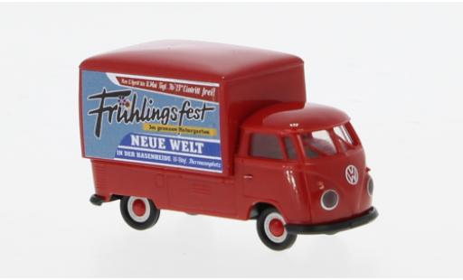 Volkswagen T1 1/87 Brekina b Großraum-Koffer Frühlingsfest 1960 1:87 modellino in miniatura