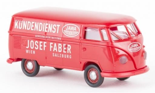 Volkswagen T1 1/87 Brekina b Kasten Jawa Kundendienst 1960 modellino in miniatura