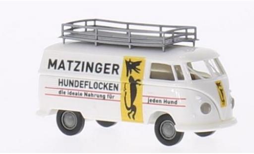 Volkswagen T1 1/87 Brekina b Kasten Matzinger Hundeflocken modellino in miniatura