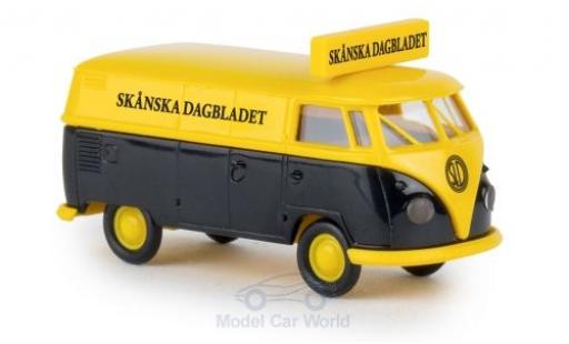 Volkswagen T1 B 1/87 Brekina b Kasten Skanska Dagbladet modellino in miniatura