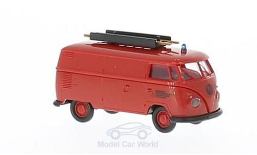 Volkswagen T1 1/87 Brekina b Werkfeuerwehr Fahr Kasten modellino in miniatura