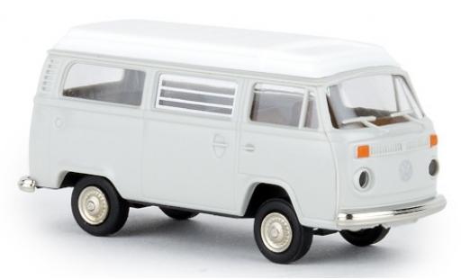 Volkswagen T2 1/87 Brekina Camper grigio 1972 avec Aufstelldach modellino in miniatura