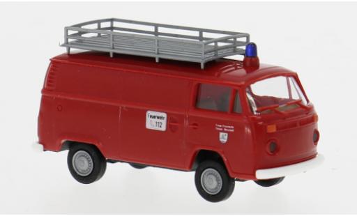 Volkswagen T2 1/87 Brekina Kasten 1973 Feuerwehr Titisee-Neustadt 1:87 modellino in miniatura